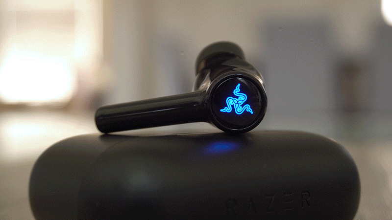 Having the flashing, color-changing LEDs sync to your music is kind of neat, but it’s a feature you can’t actually see in action while wearing them.