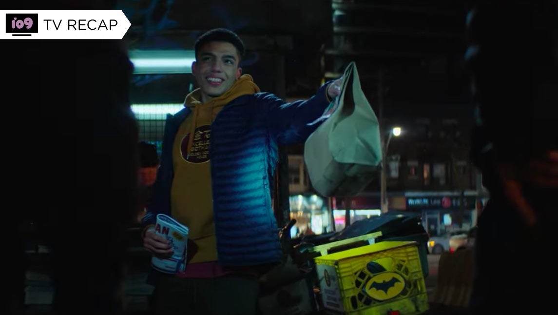 Tim Drake trying to get the police to leave him alone.