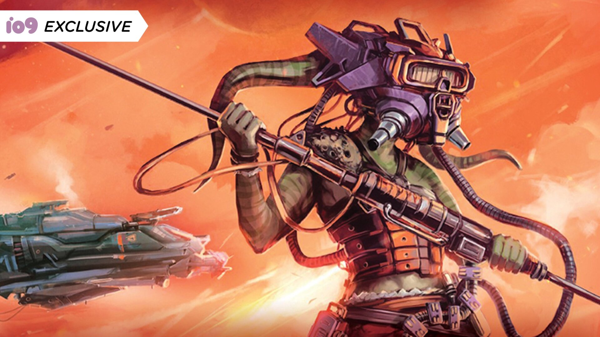 The Nihil Twi’lek Lourna Dee strikes a pose on the cover of The High Republic: Tempest Runner audio drama.