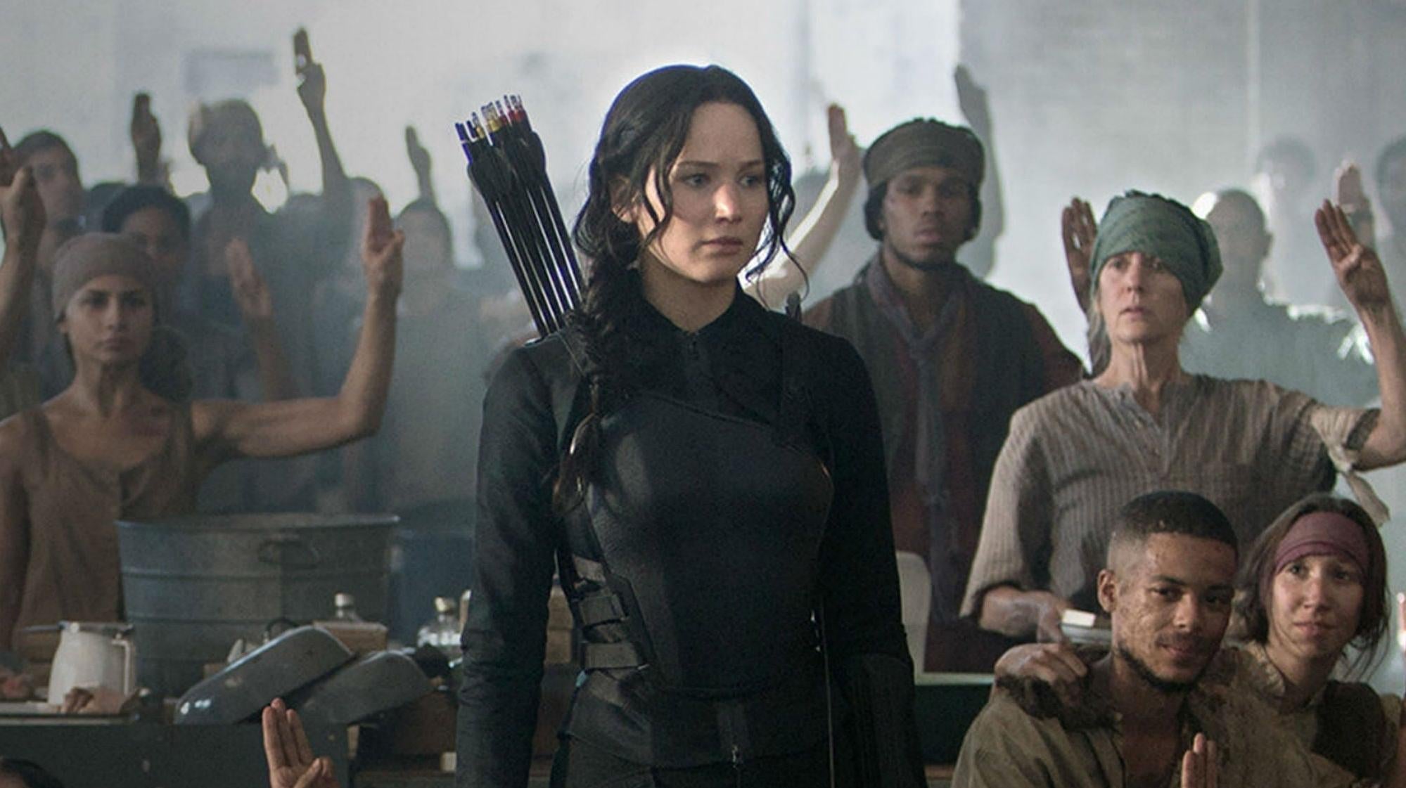 Jennifer Lawrence in The Hunger Games: Mockingjay