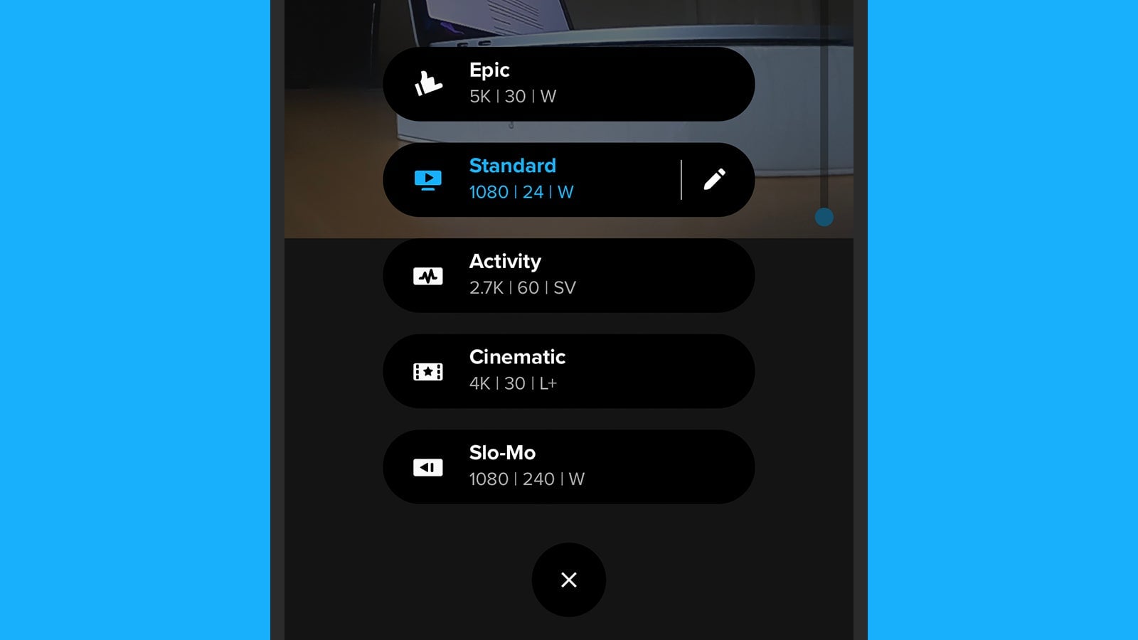 You don’t have to settle for the default presets that your GoPro gives you.