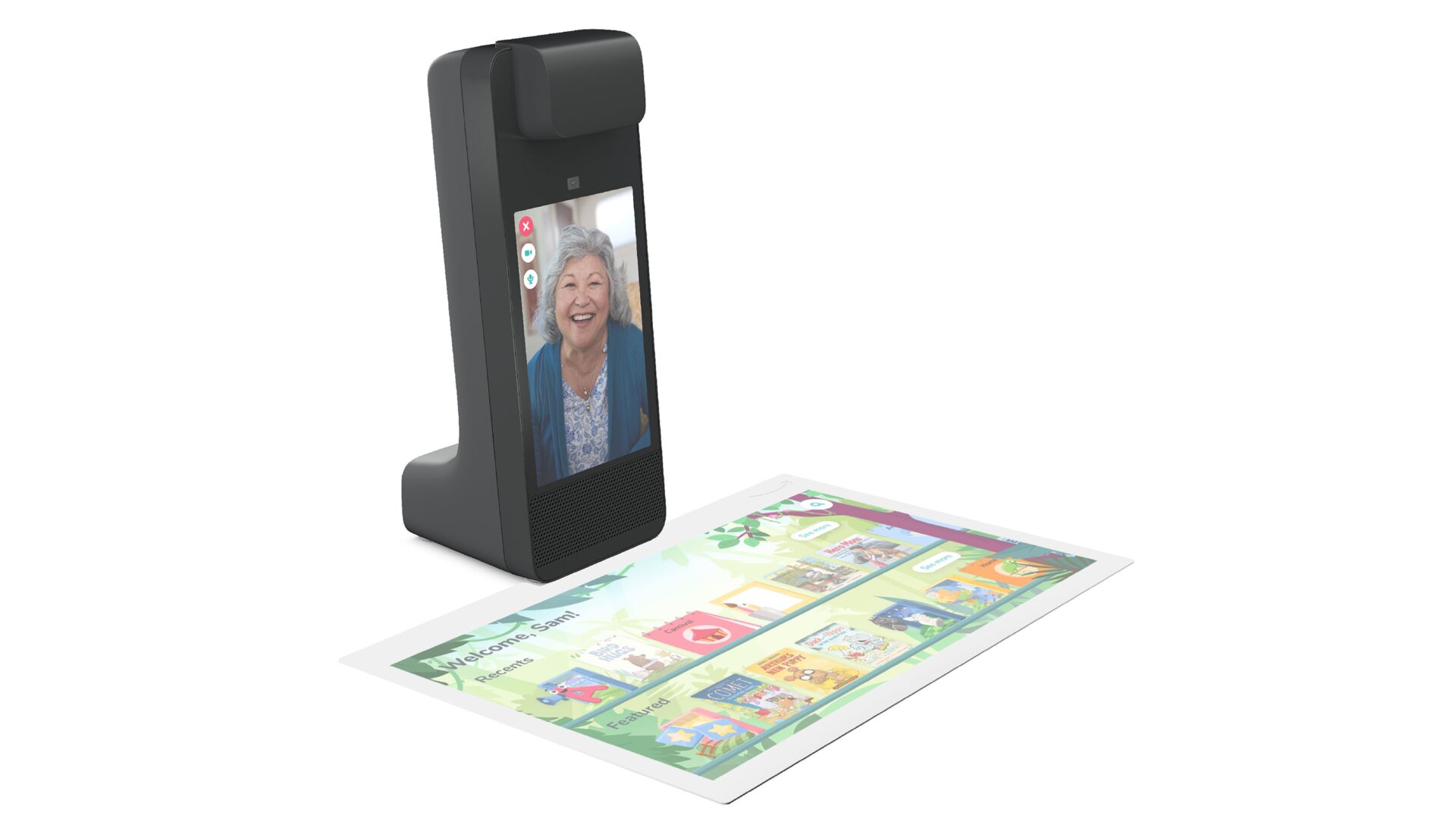 The Amazon Glow works with sold-separately Glow Bits.