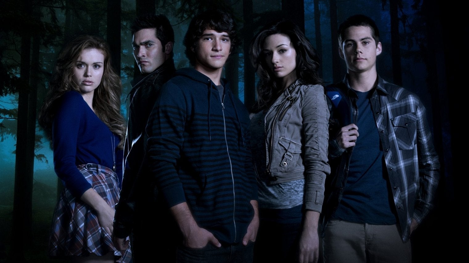 The cast of MTV’s Teen Wolf.