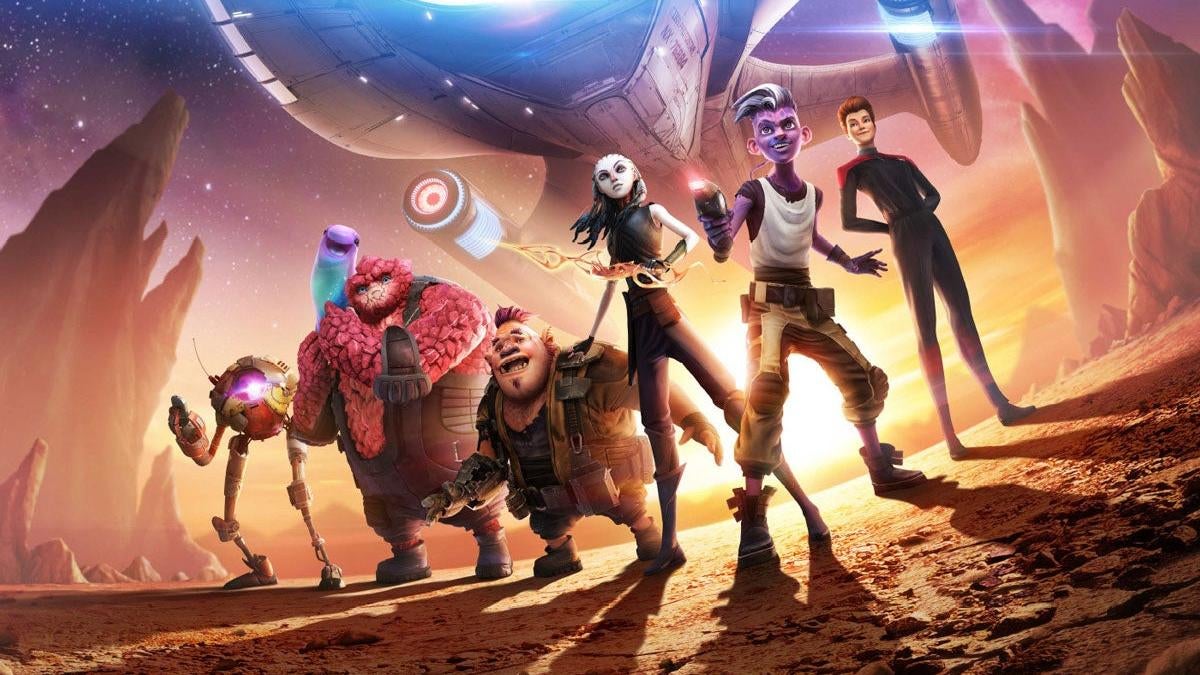 Captain Janeway may be a hologram this time around, but she’s got a whole new crew of kiddos to deal with.