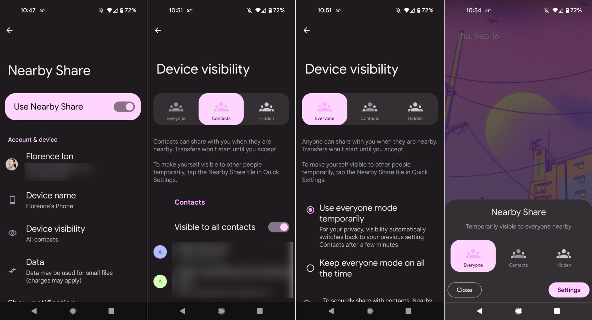 Nearby Share has been expanded to include anyone with the capabilities to send you files. 