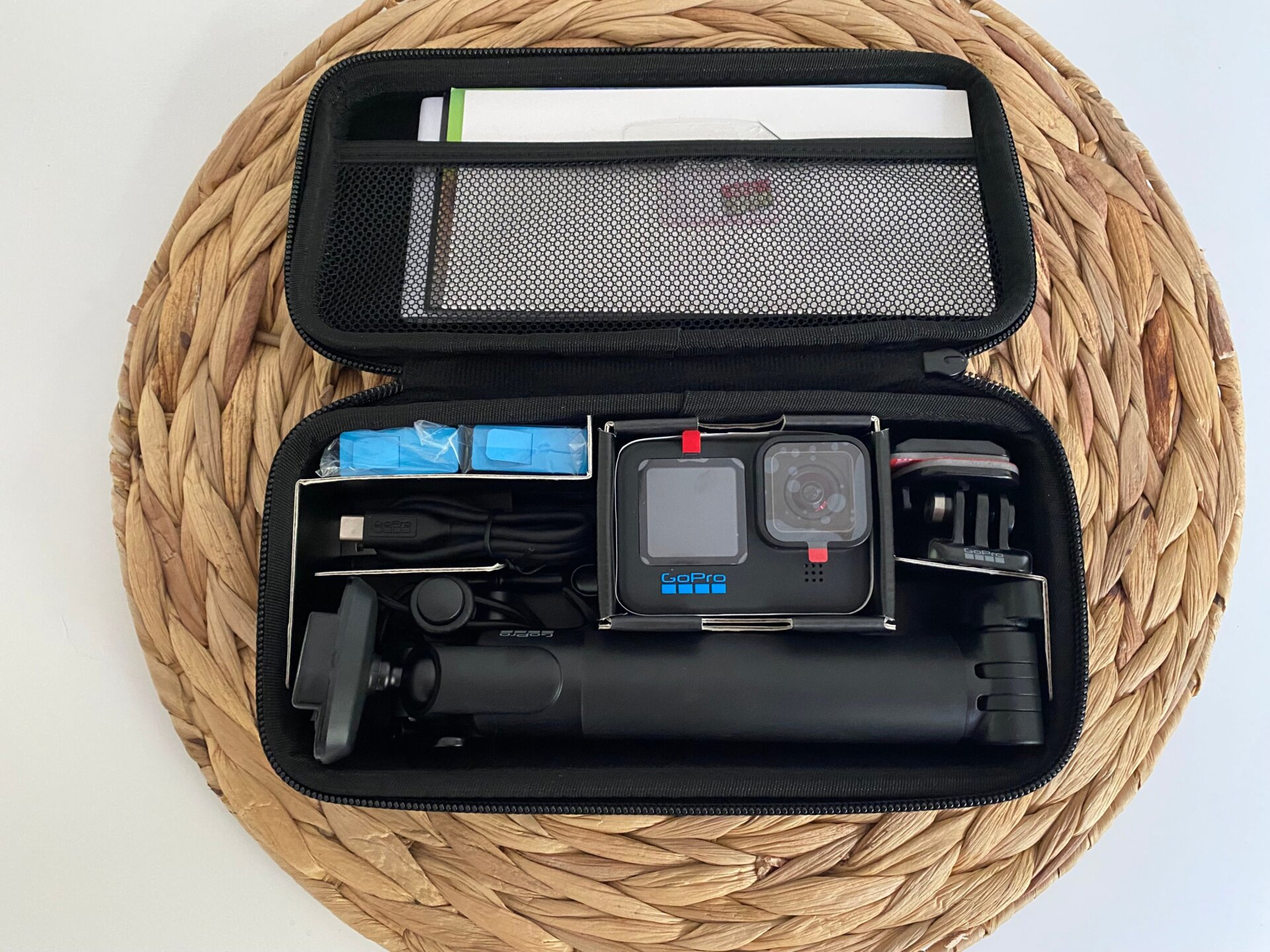 The Hero10 Black comes in a protective case that the company says is plastic-free, and it’s definitely an upgrade from past generations of packaging that you simply threw in the trash.