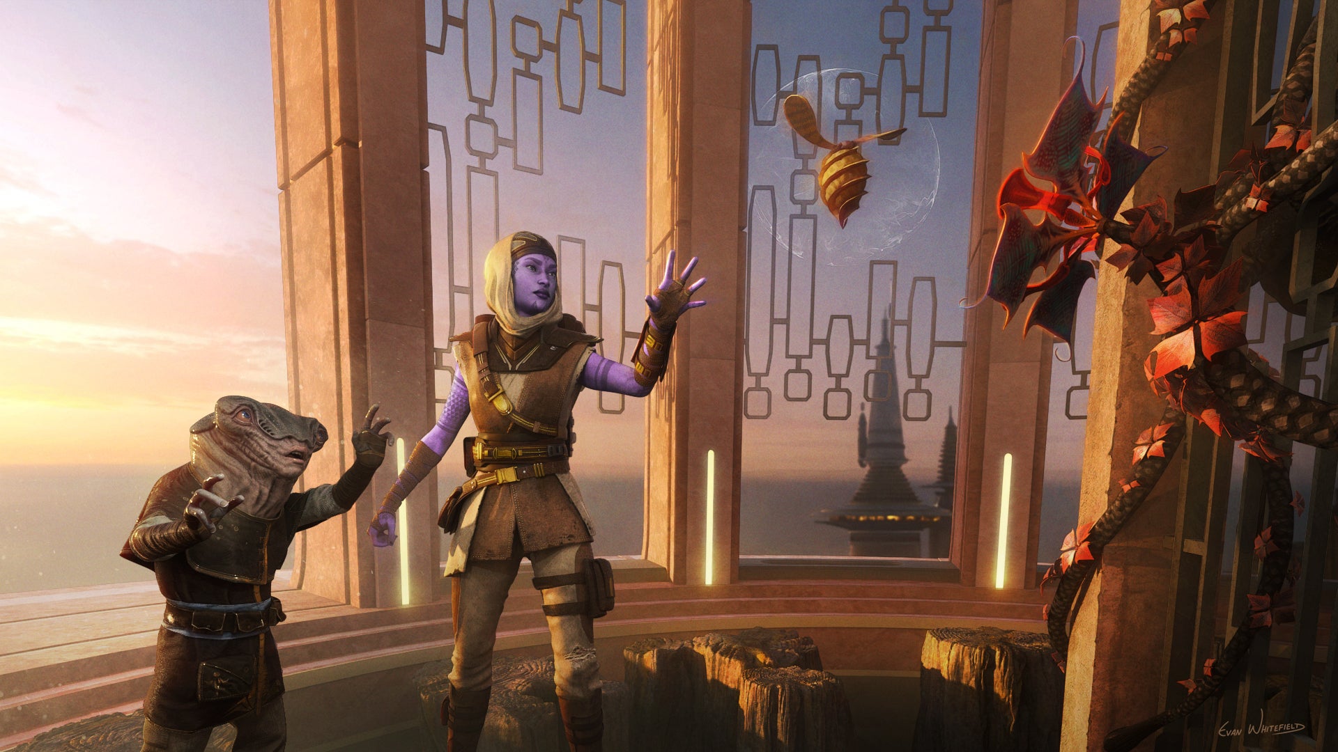 Padawan Nooa and Jedi Ady’Sun Zee in Last Call.