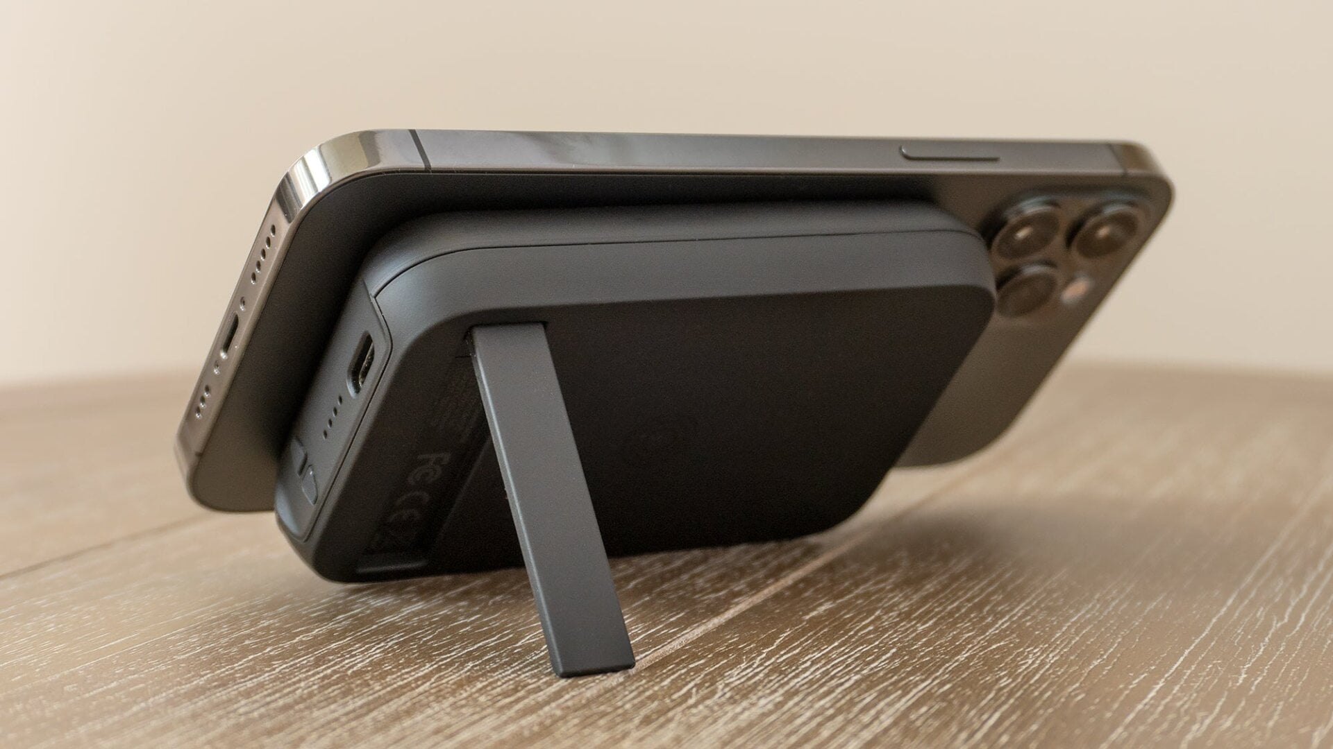 The included stand on the Zens Magnetic Dual Powerbank is a thoughtful addition, but the like the stand built into the Nintendo Switch, it’s not especially useful.