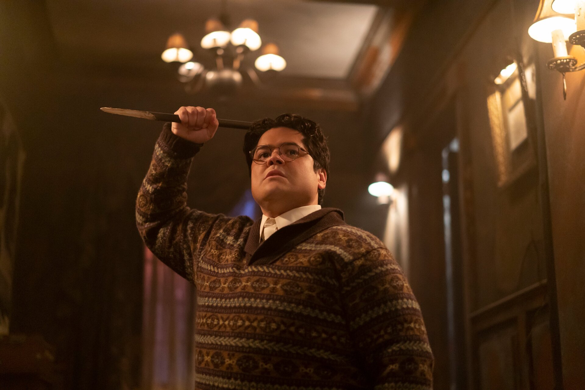 Never without a sweater.