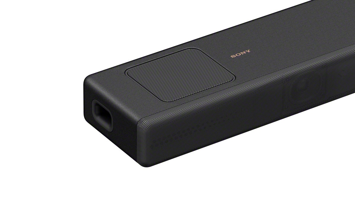 A peep at the HT-A5000's upfiring speakers