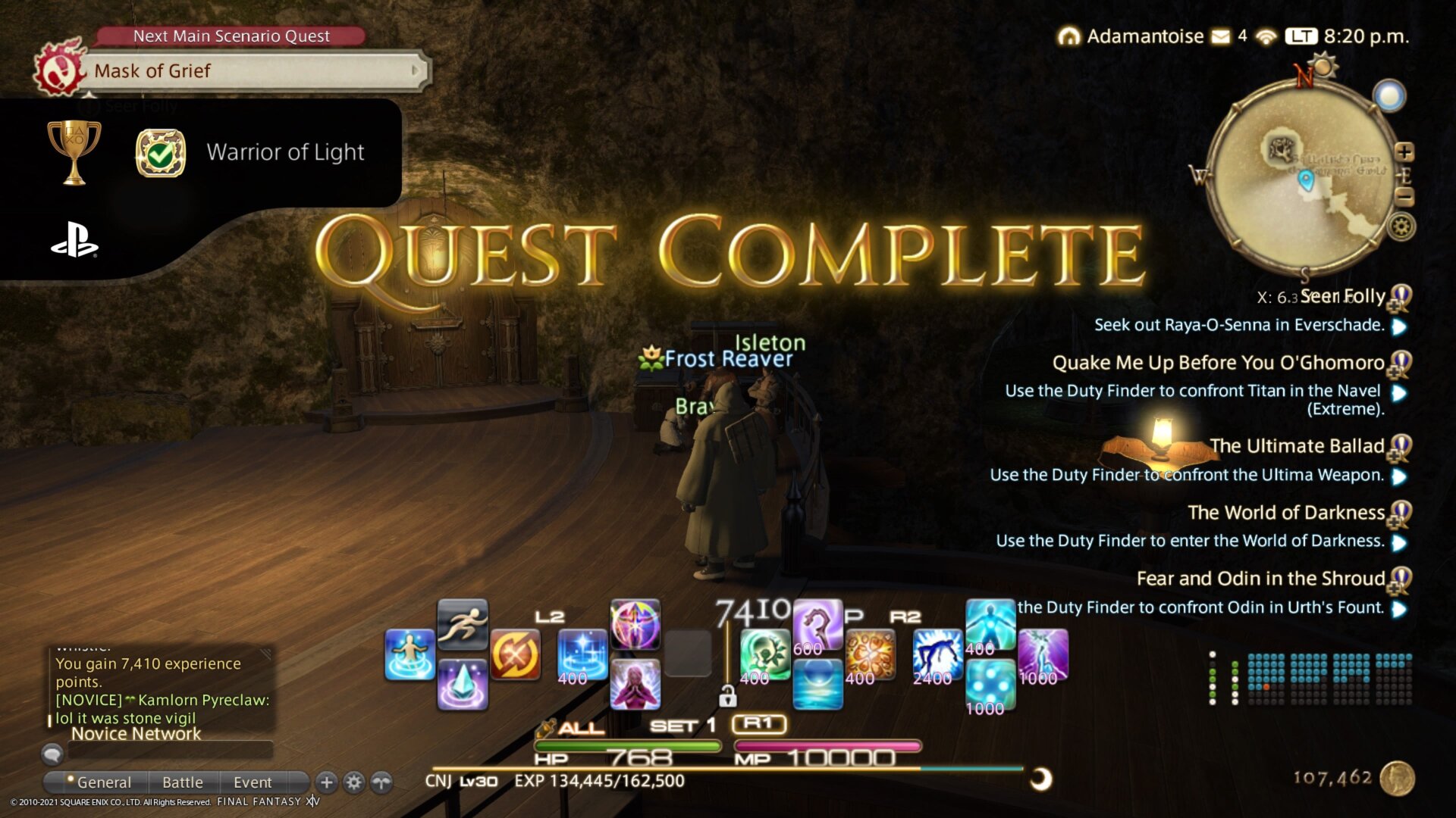 Me, about 200 or so hours worth of playtime ago.