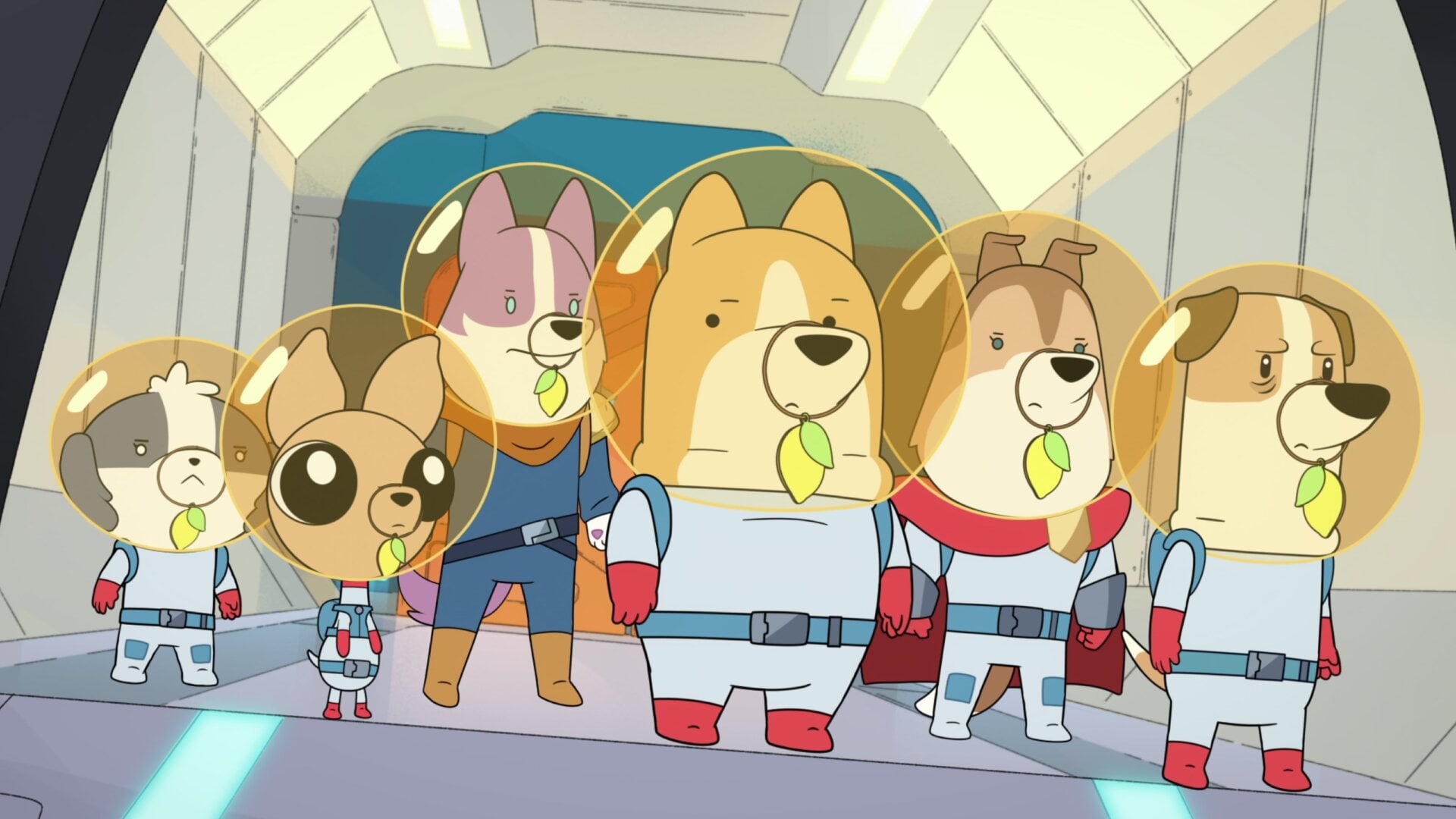 The least false advertising possible about a show called Dogs in Space.