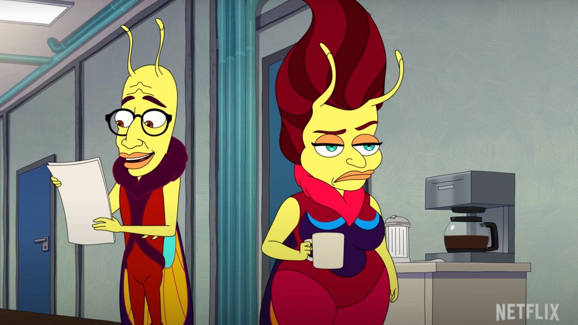 Lovebugs, workin’ hard.