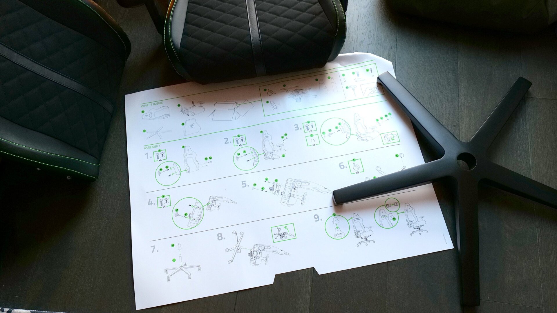 The Enki does require some assembly, but it should be light work for anyone who has built something from Ikea. I was even able to assemble it myself without issue, despite Razer’s suggestion that you might need a second pair of hands.