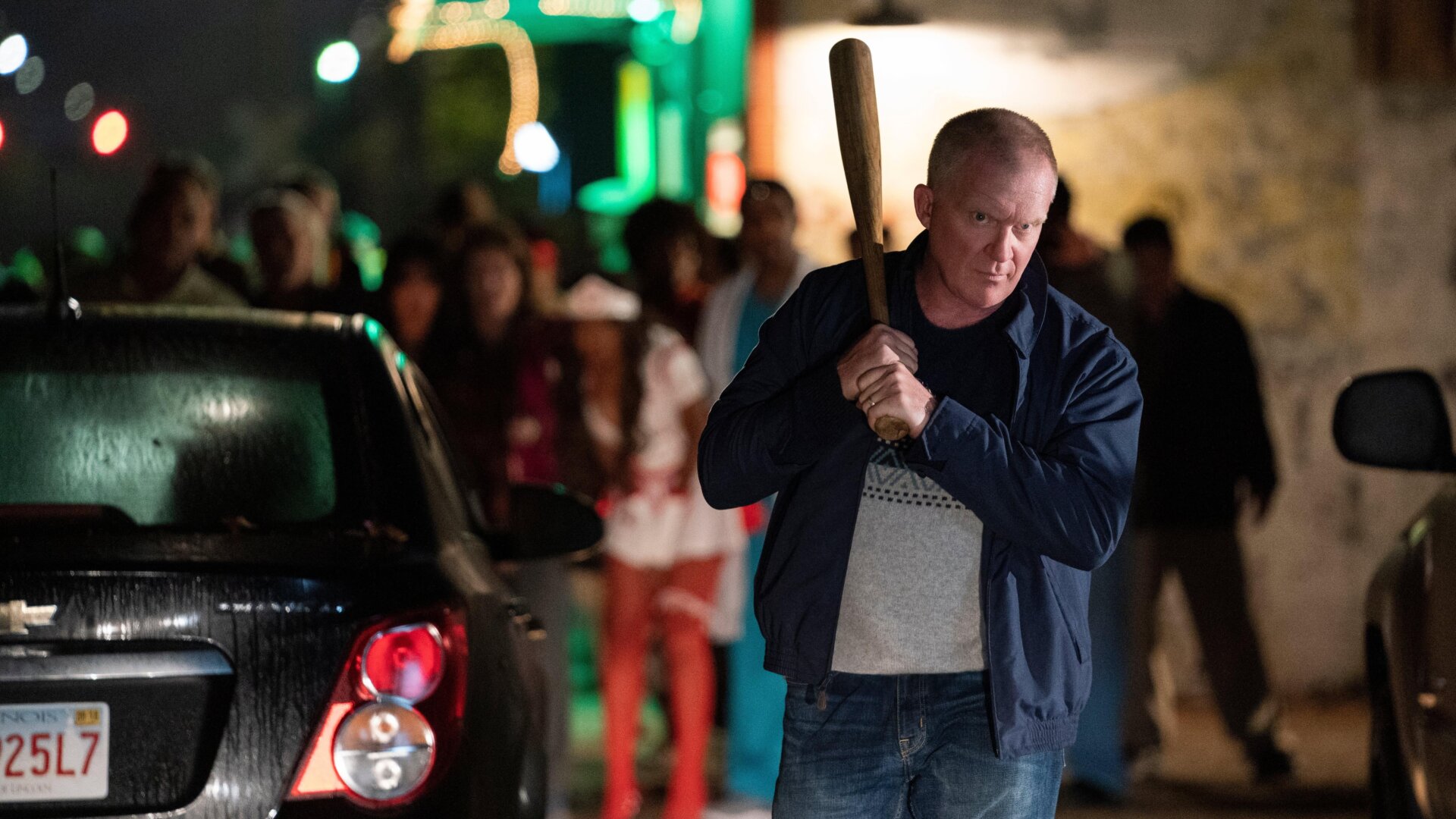 Tommy Doyle (Anthony Michael Hall) prepares for battle.
