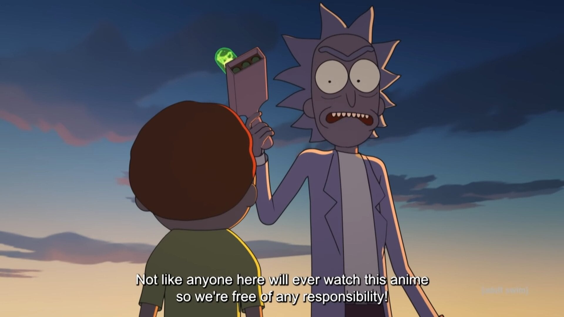 Jokes on you Rick, anime nerds will watch anything!