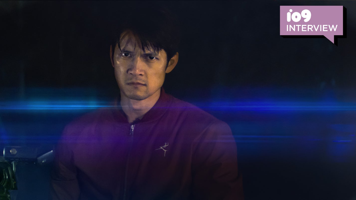 James (Harry Shum Jr.) behind a camera at the end of his rope.