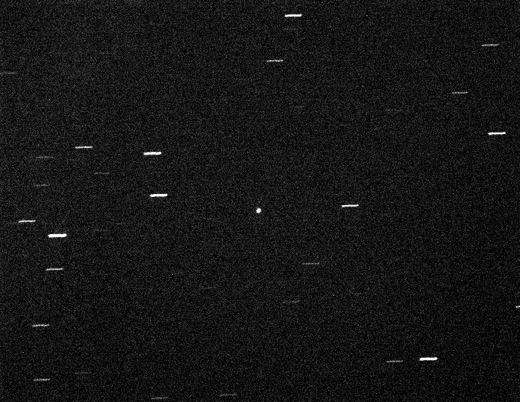 The little asteroid hurtling through space in 2017.