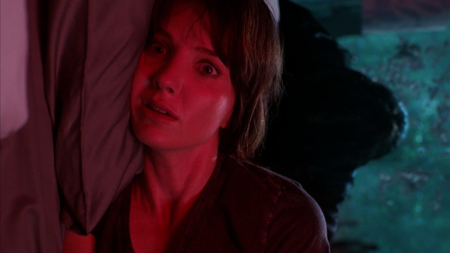 Madison (Annabelle Wallis) has an uneasy self-awakening in Malignant.