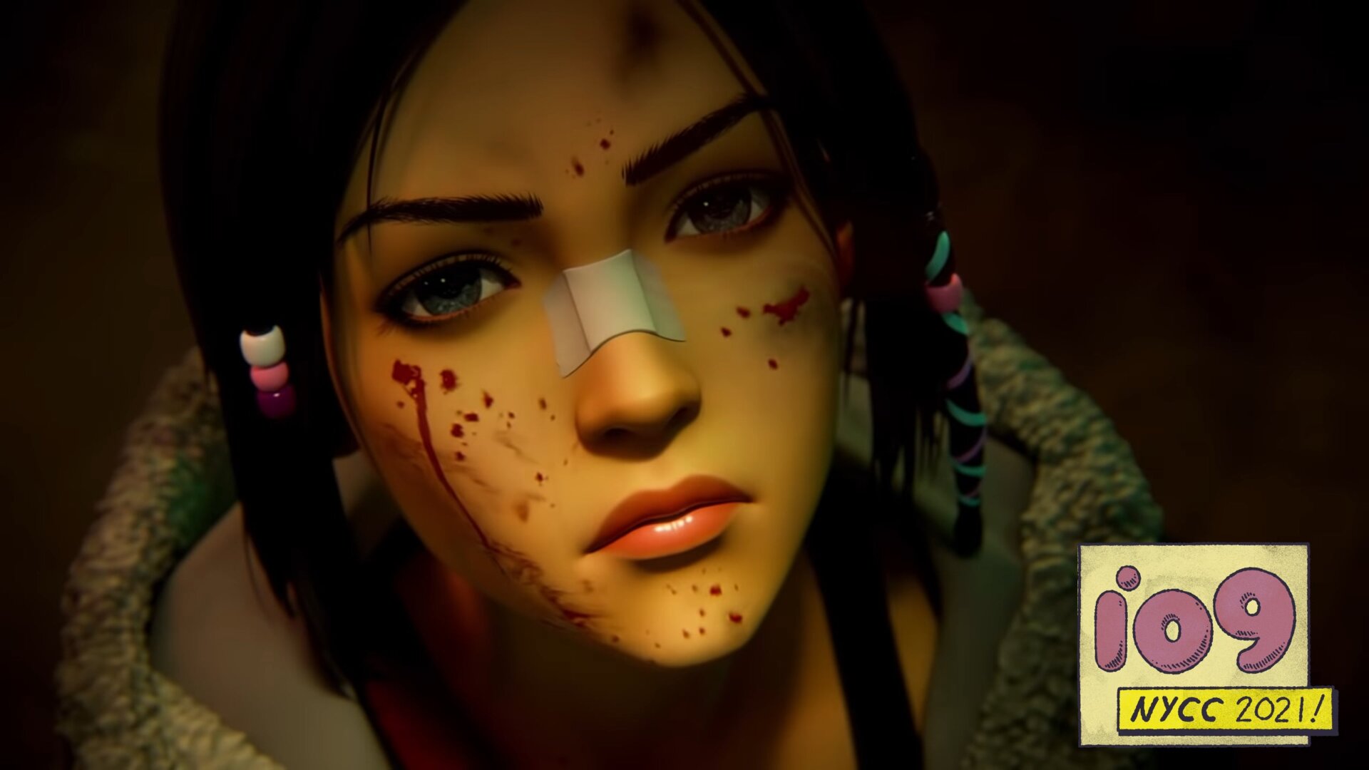 A few splatters of blood are probably low on the list of Elle’s things to worry about.