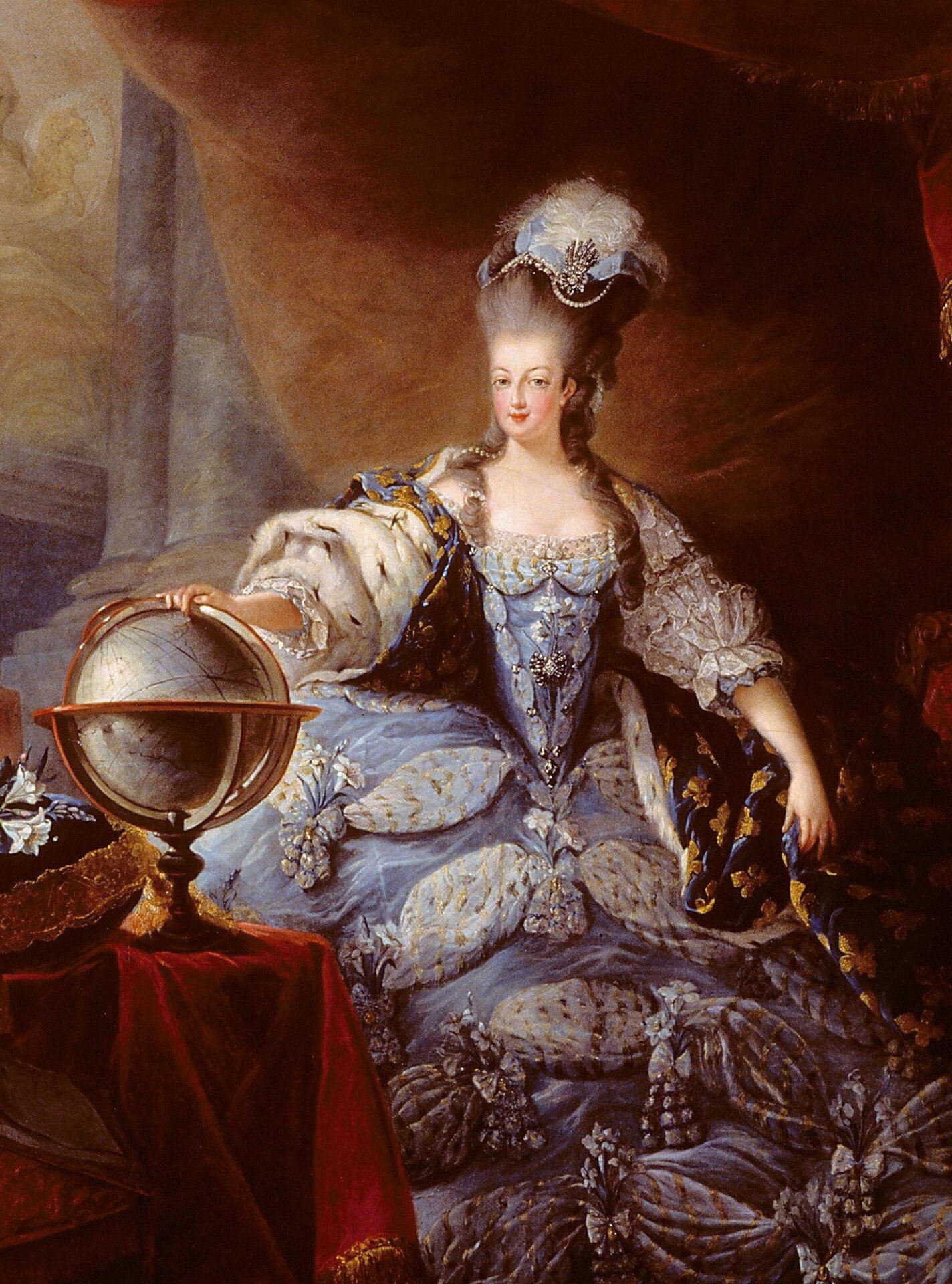 A 1775 portrait of Marie Antoinette.