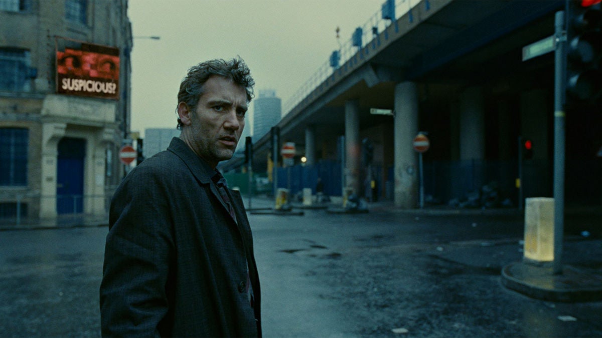 Clive Owen in Children of Men.