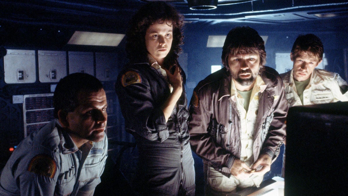 The crew of the Nostromo in Ridley Scott’s Alien.