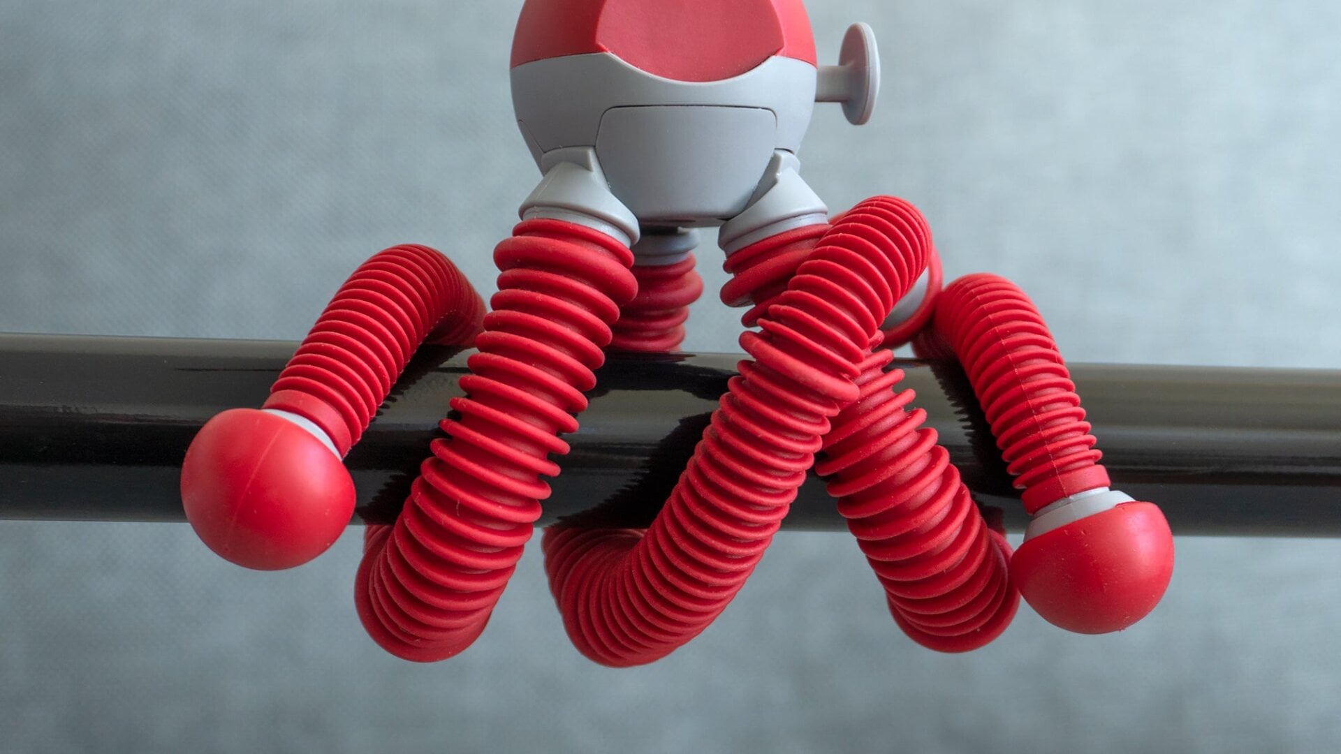 The PodZilla tripod’s rubber-wrapped legs are much grippier than the GorillaPod’s are, even on very smooth surfaces.