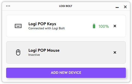 Logi Bolt is the app to use to manage your Bolt-connected Logitech peripherals. 