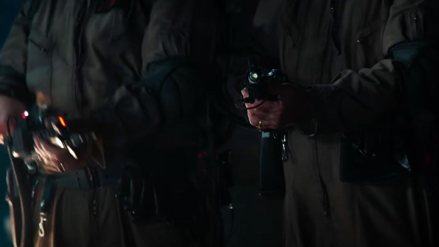 A tease of the original Ghostbusters.