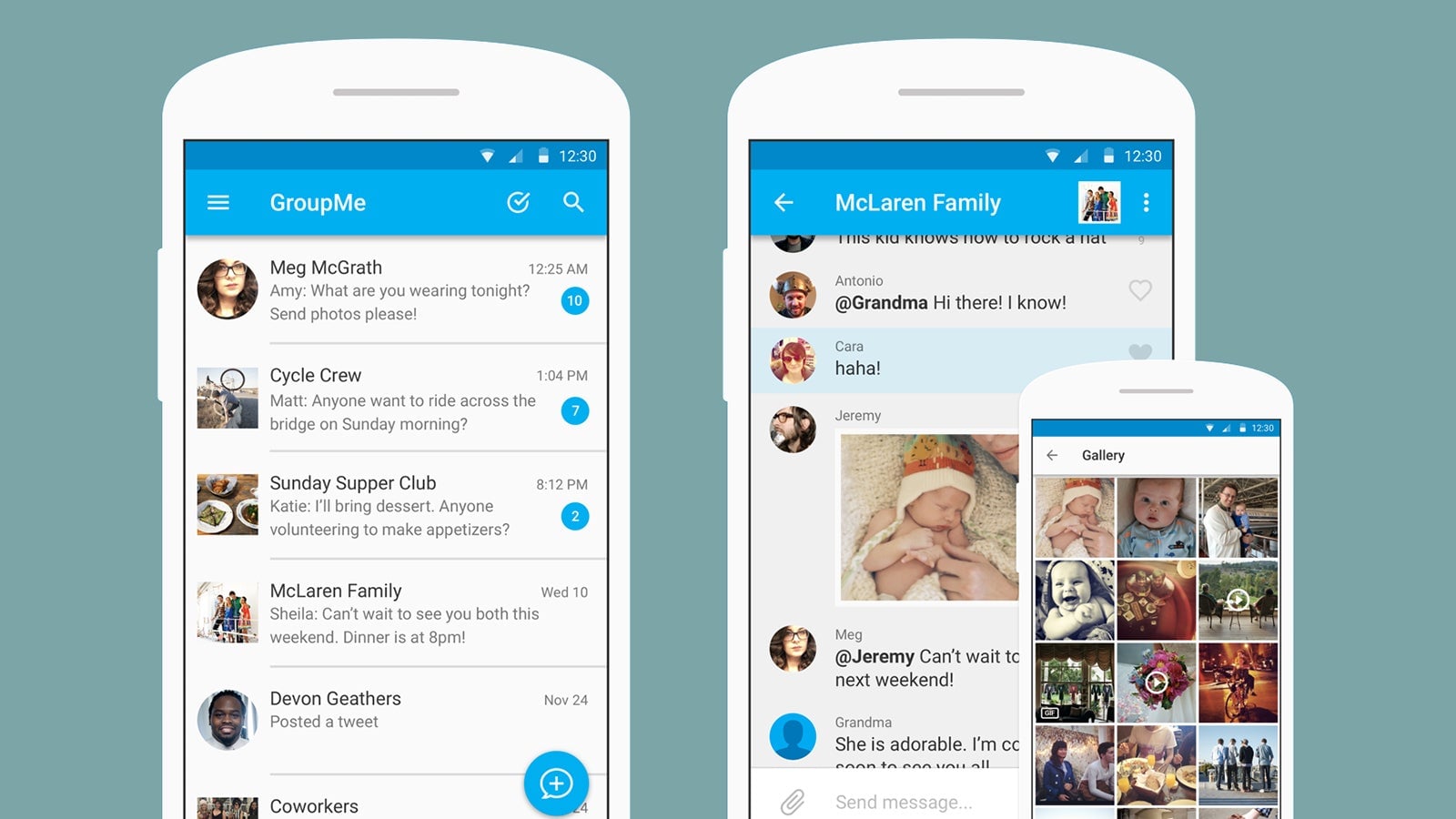 Screenshot: GroupMe