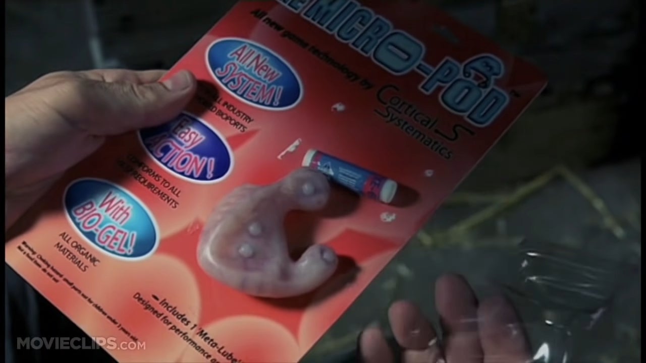 In the future, you’ll log onto Facebook via a slimy little implant in your spine. Maybe.