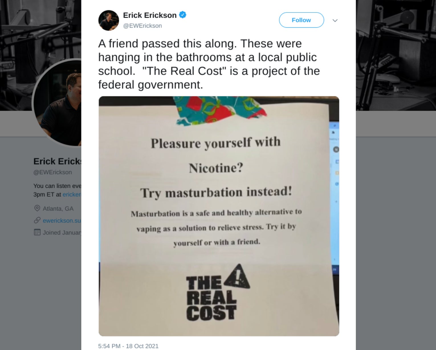 Screenshot: Twitter / Erick Erickson