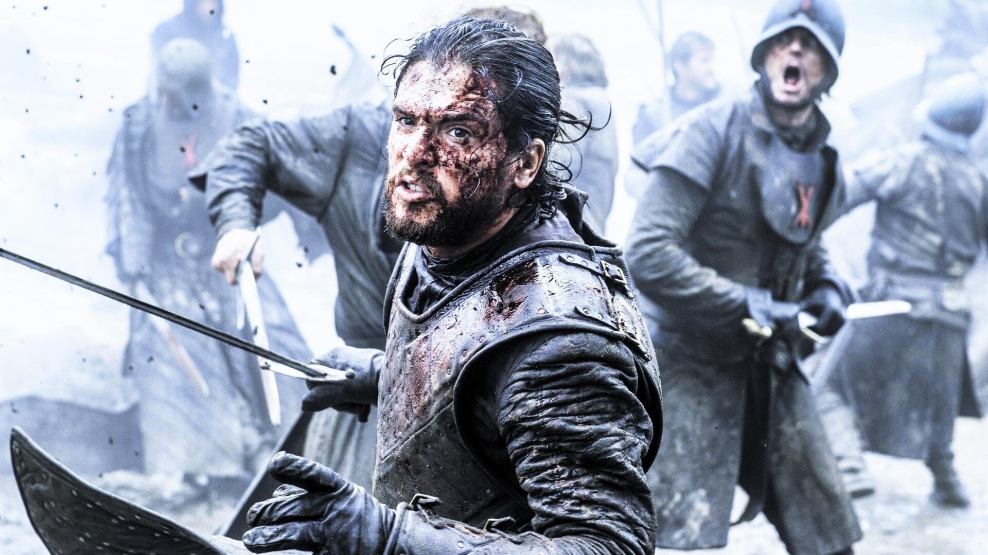 Jon Snow battles through a Game of Thrones episode we did get to watch.