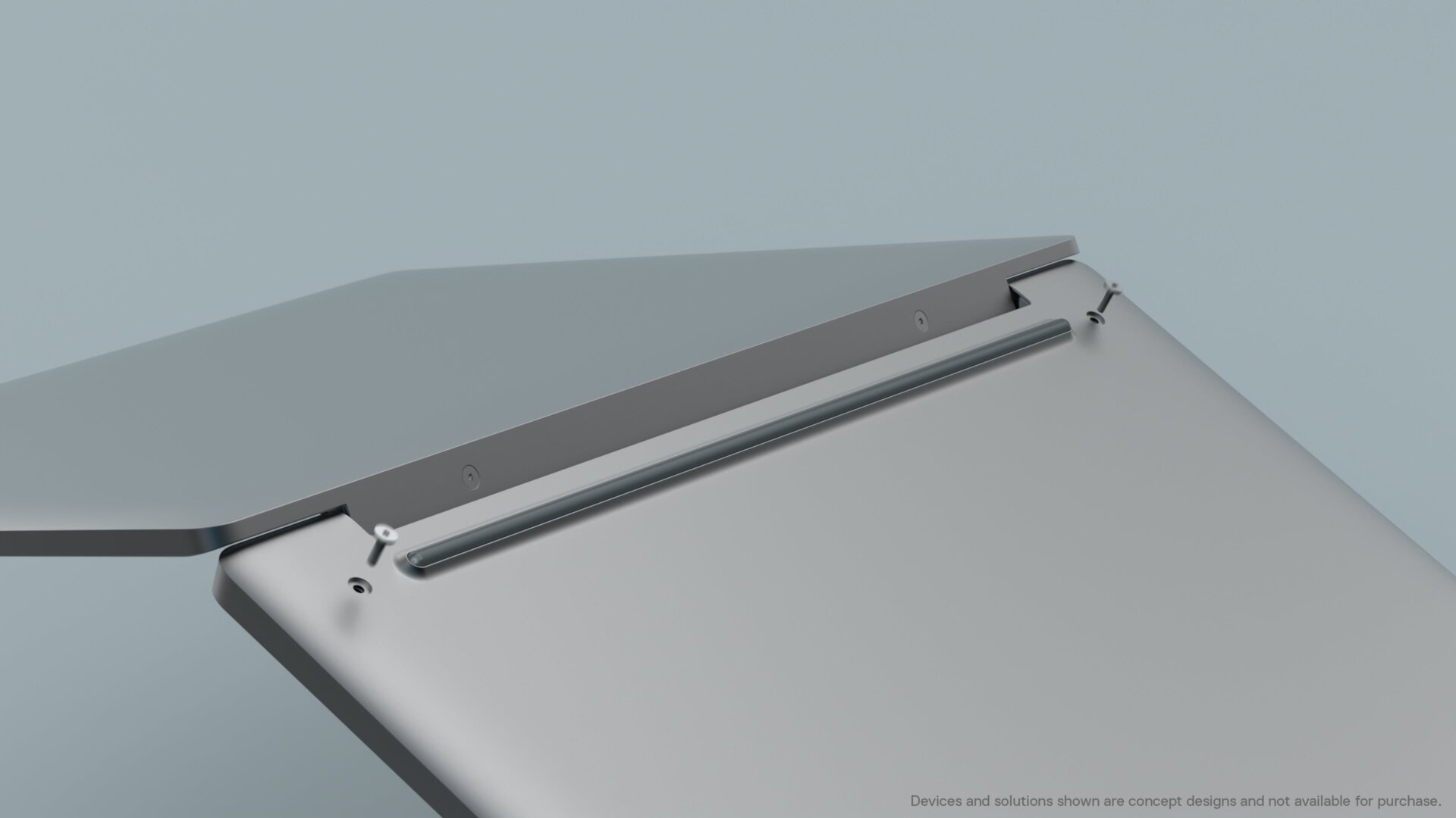 The inside of Concept Luna can be accessed by removing just four screws, which ought to be how all laptops are designed. 