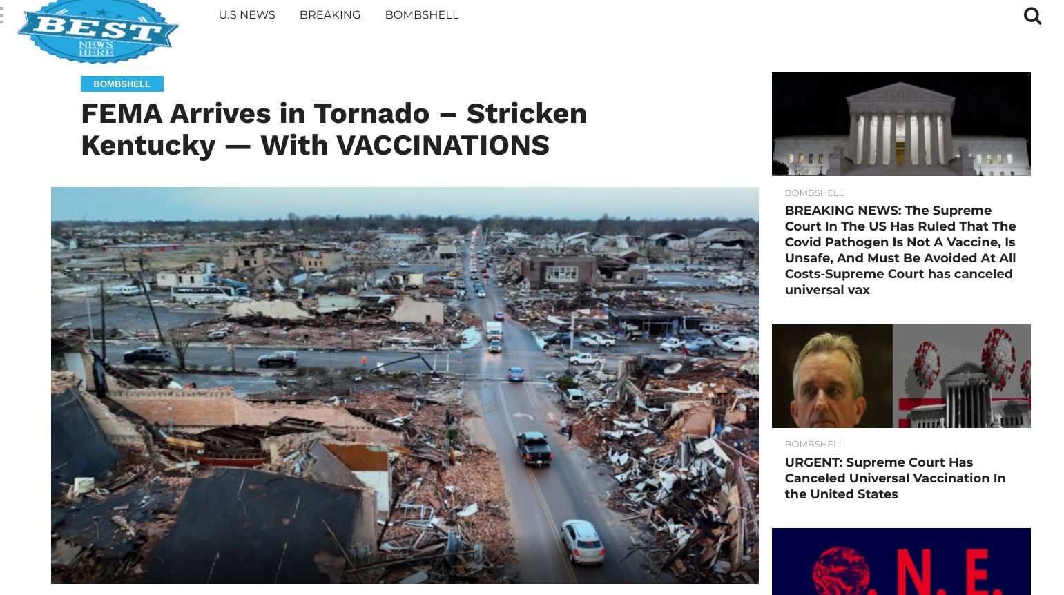 Screenshot: Best News Here