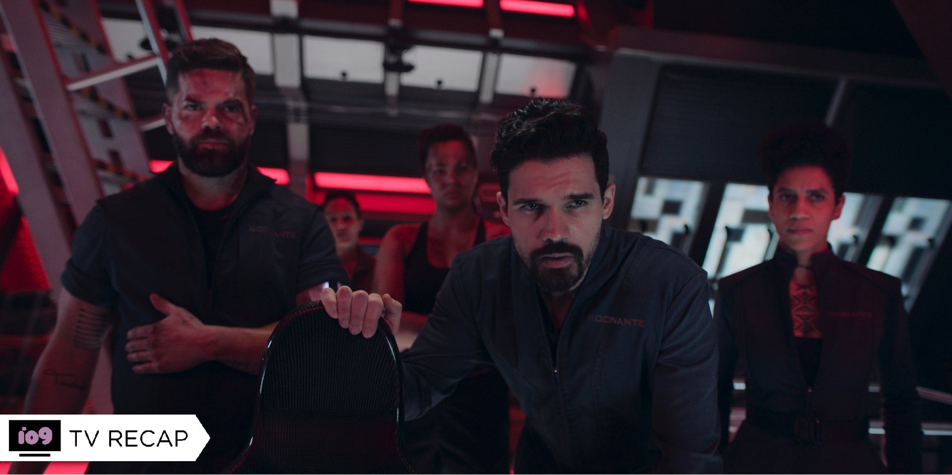 The Rocinante crew looks intense as always.