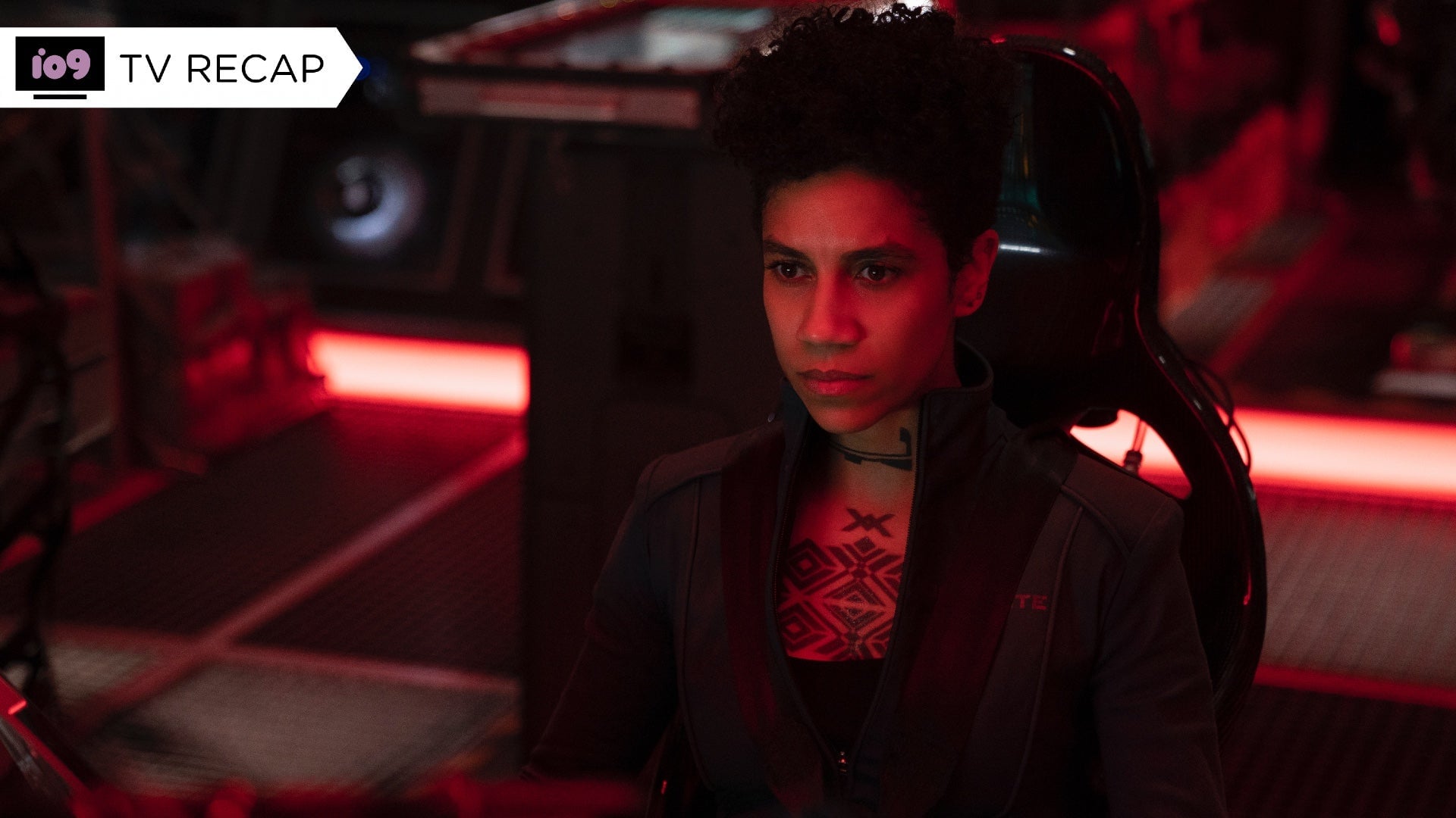 Naomi Nagata (Dominique Tipper) has a lot on her mind.