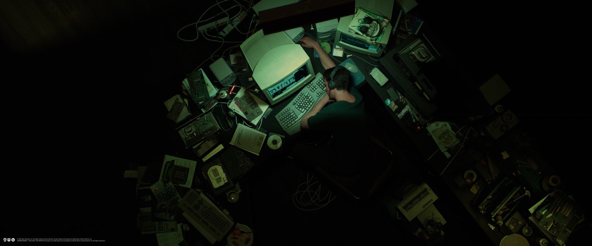 This image that looks like it’s from the original Matrix was created with Unreal Engine 5.