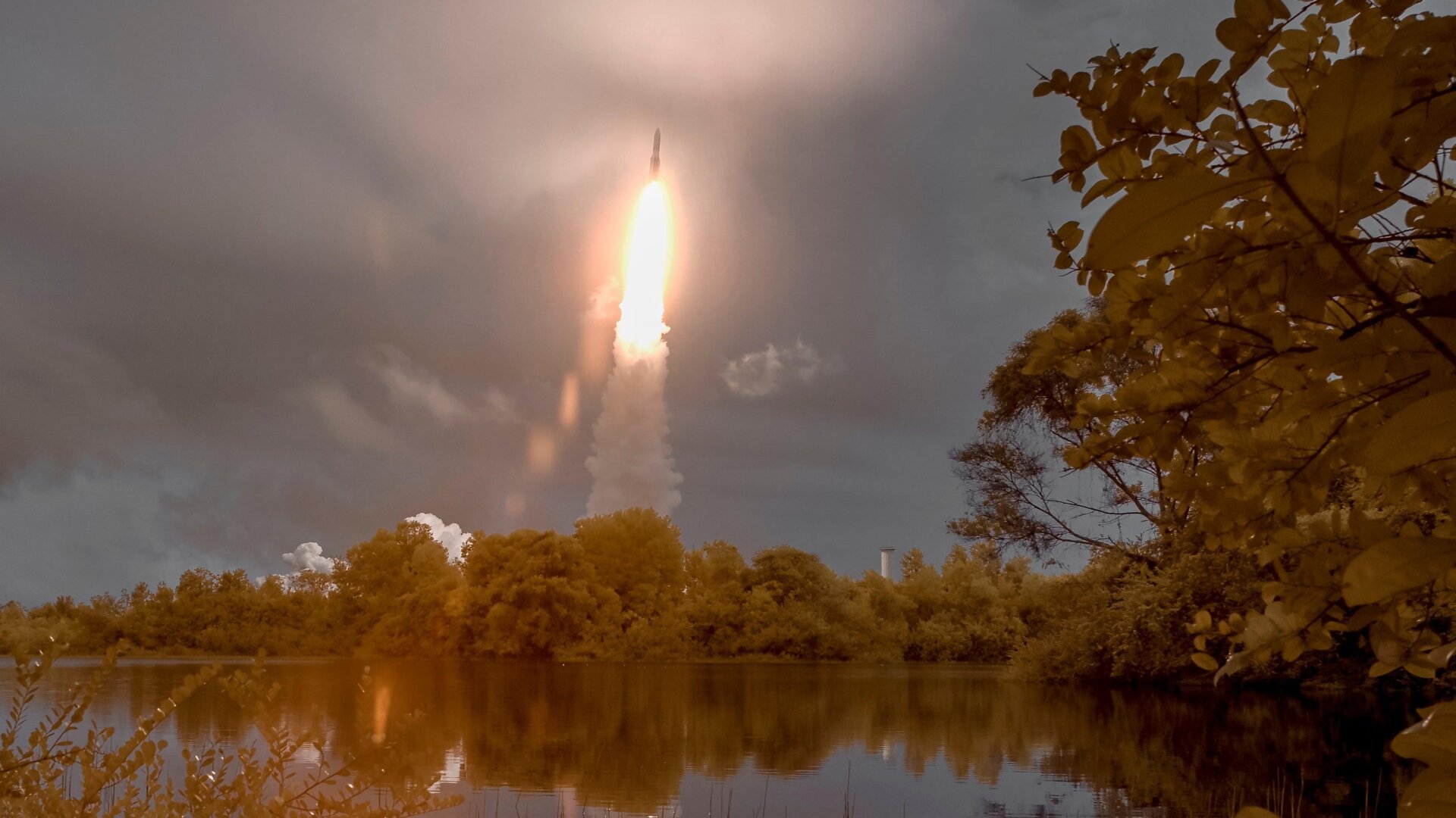 The Webb Space Telescope launches from French Guiana on December 25.