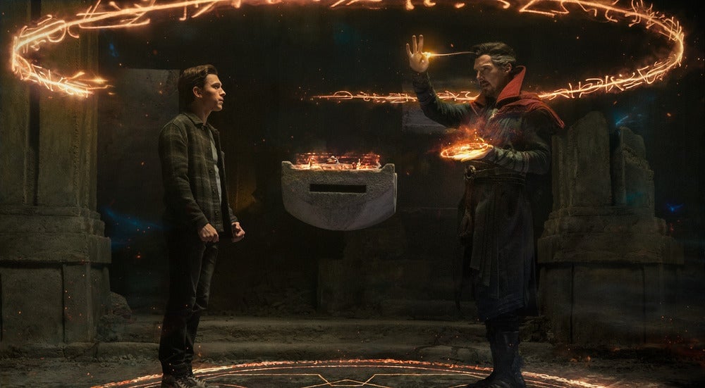 The moment Doctor Strange and Spider-Man splinter the multiverse.