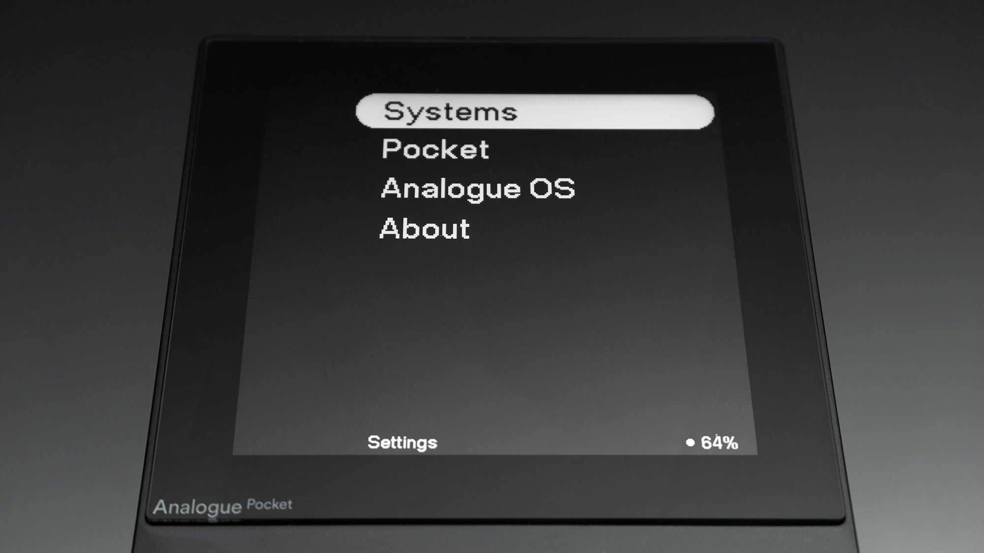 The Pocket’s operating system and settings menu look like they date back to the days of running DOS on a PC, but the no-frills approach is easy to navigate.