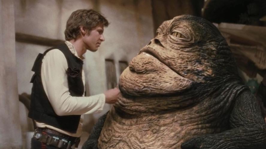 The Han and Jabba scene.
