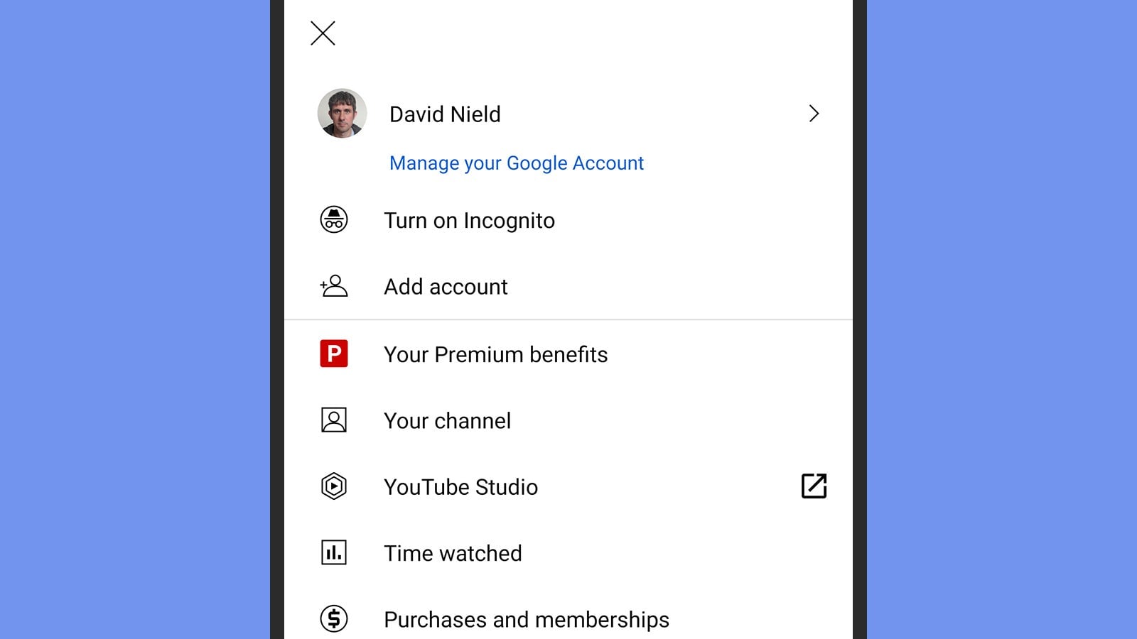 YouTube’s mobile apps have an incognito mode built in.