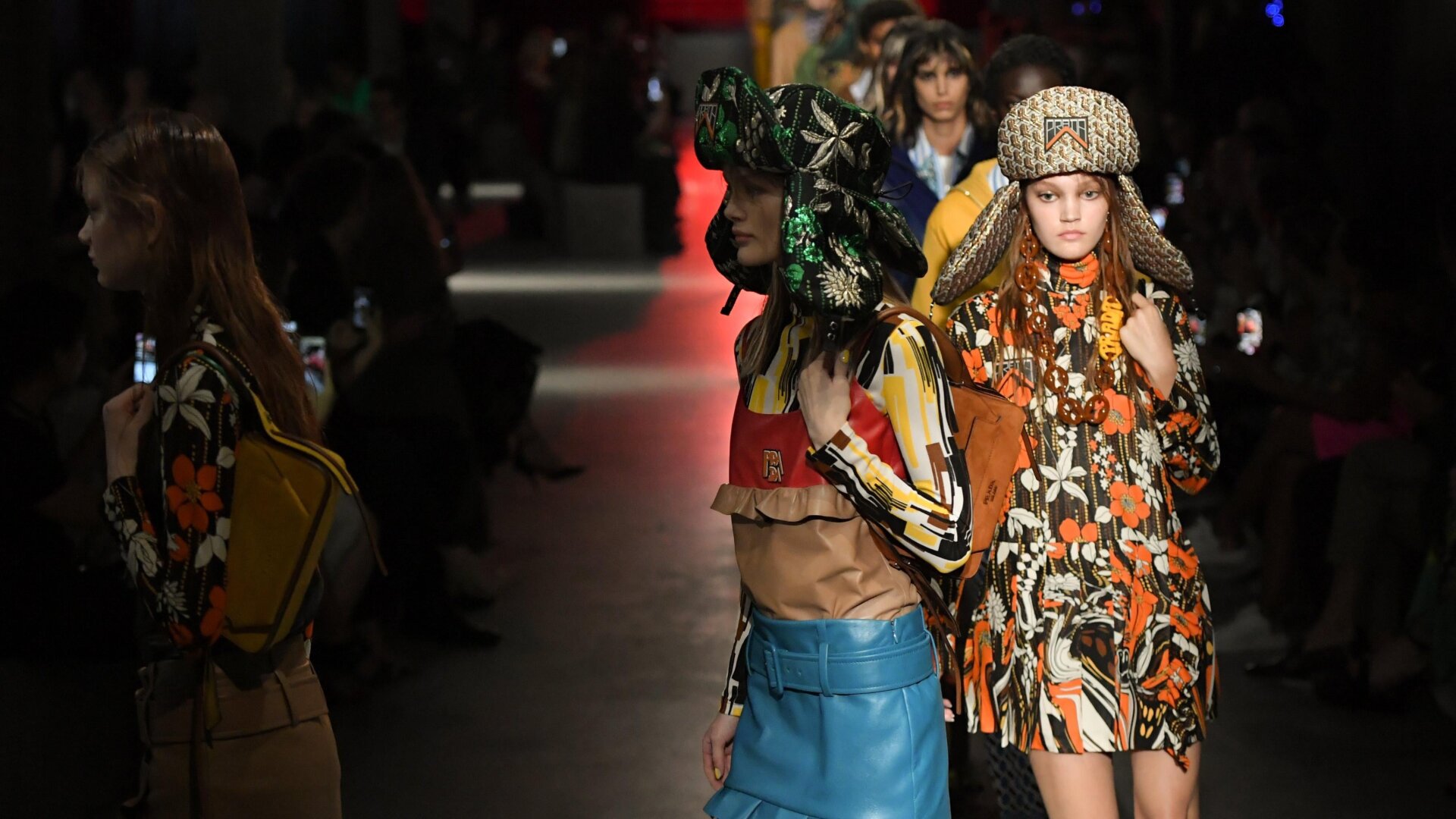 A model walks the runway at the Prada Resort 2019 Fashion Show on May 4, 2018 in New York City.