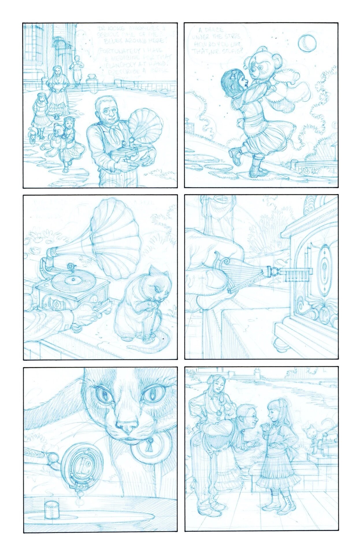 A page from the new Locke & Key story “Face the Music” illustrated by Gabriel Rodriguez.