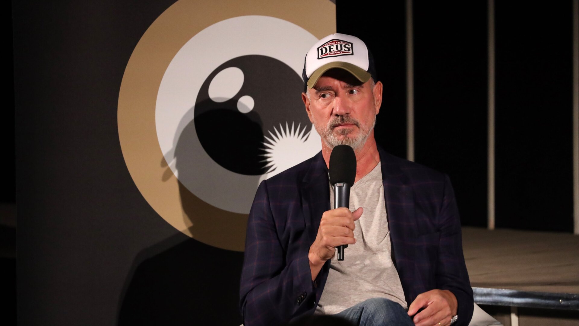 Roland Emmerich speaks at the 15th Zurich Film Festival on September 29, 2019, in Zurich, Switzerland