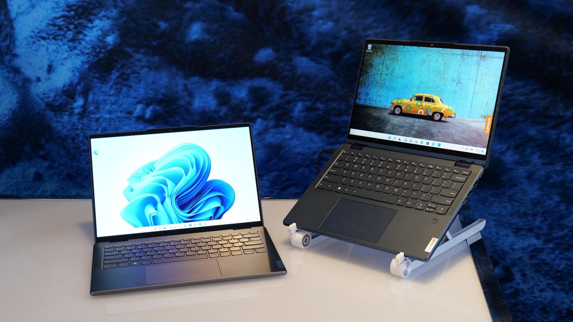Yoga 6 is pictured on the right