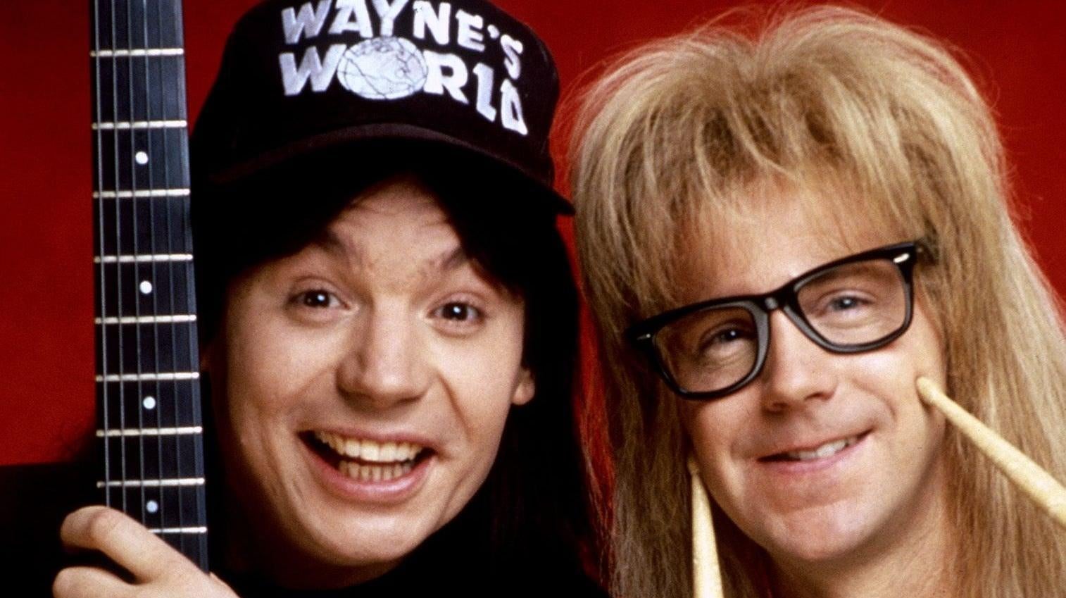 Mike Myers and Dana Carvey in Wayne’s World.