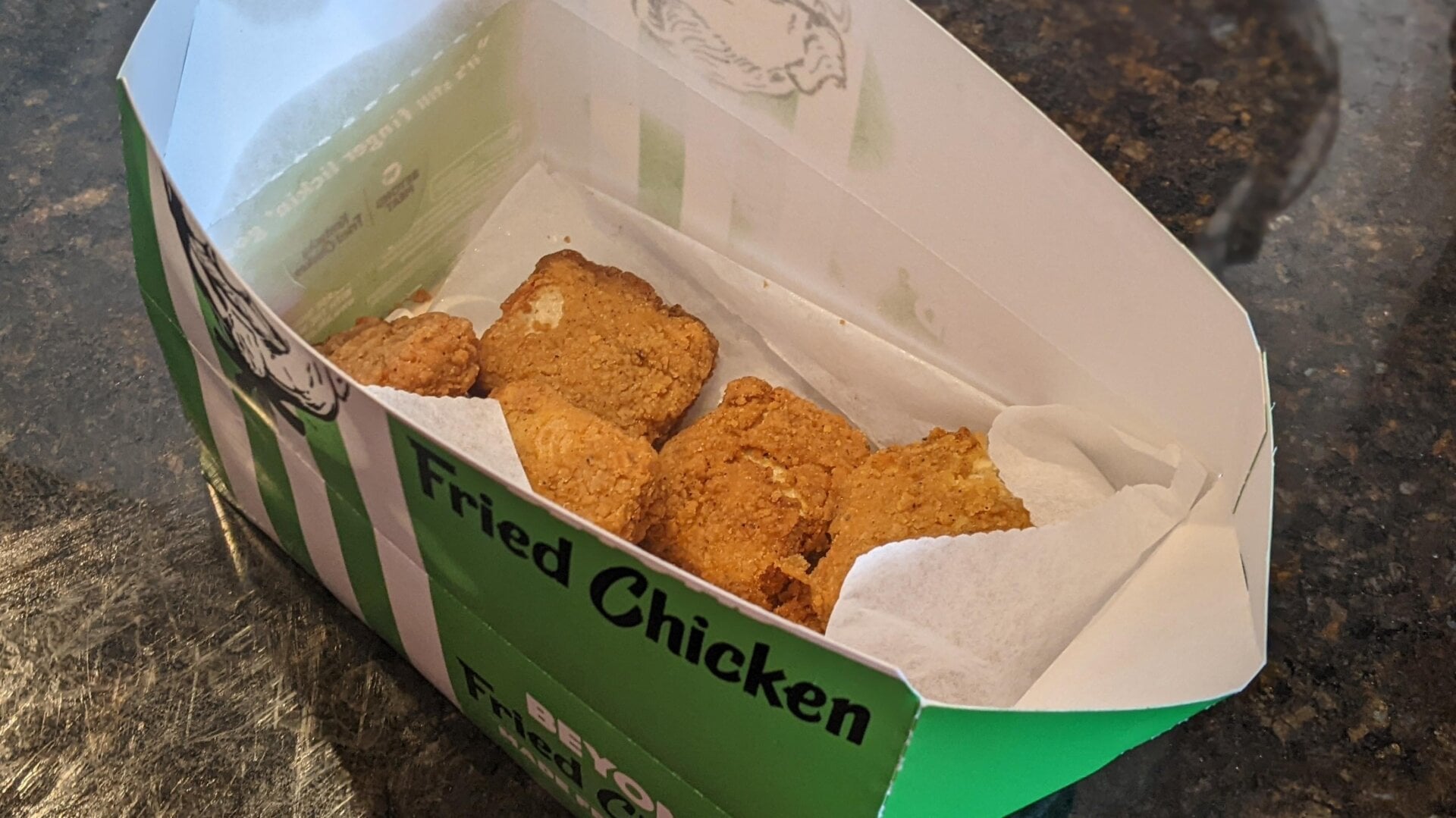 I assume the green box was chosen to reflect something about the environment.